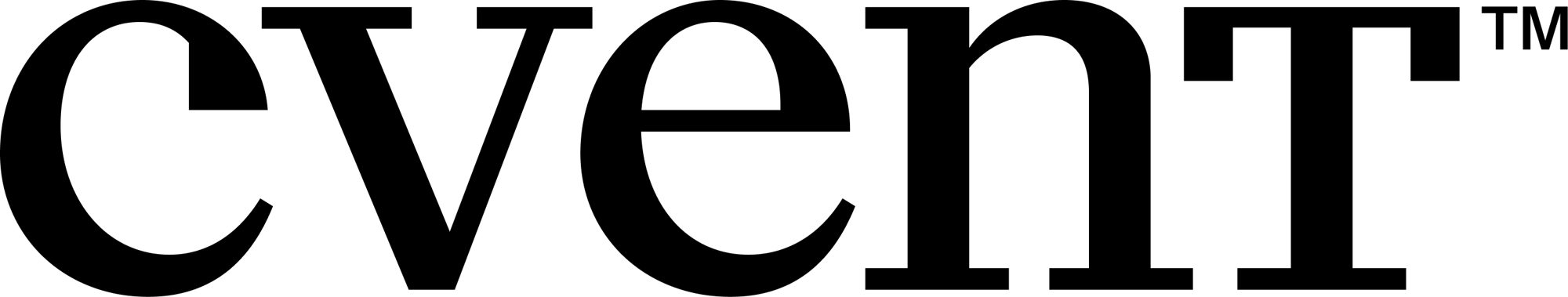 Cvent Logo — Black