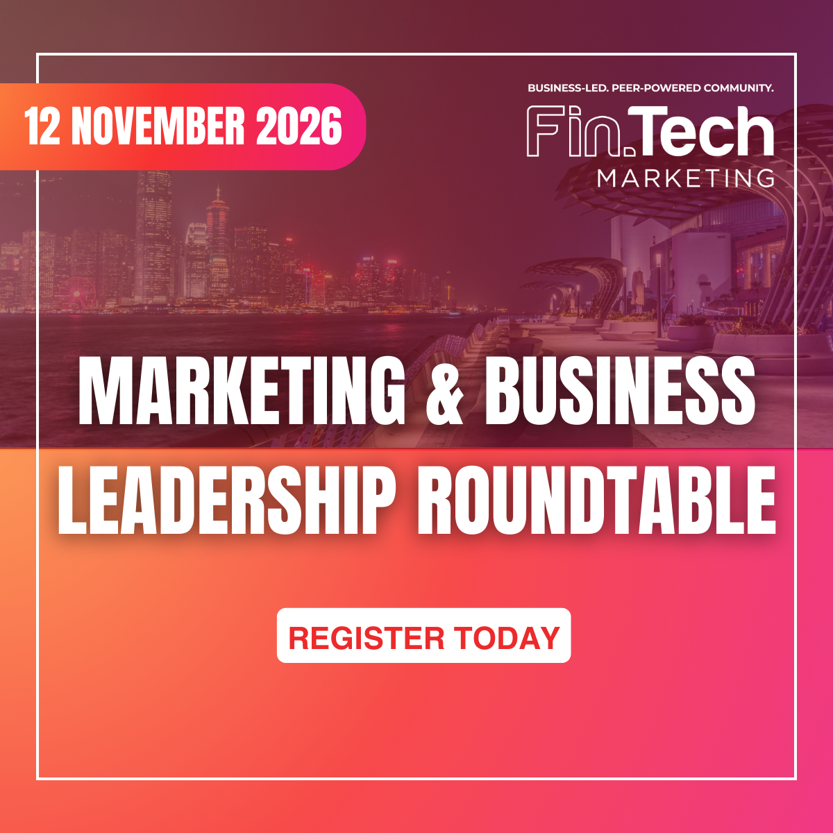 Marketing and Business Leadership Roundtable in Hong Kong