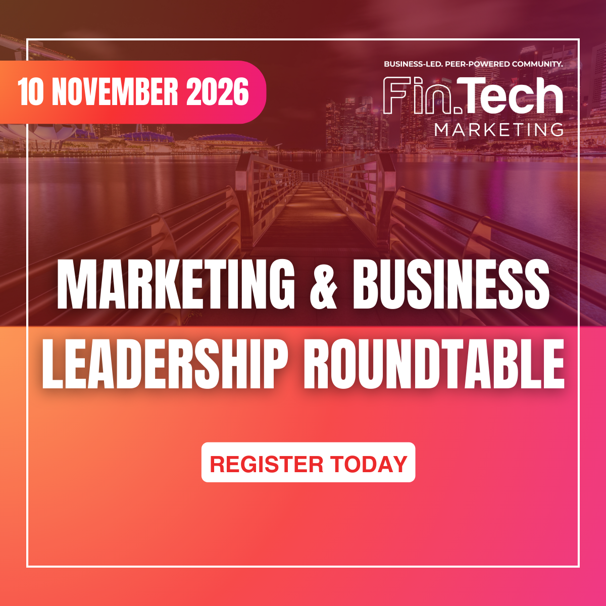 Marketing and Business Leadership Roundtable in Singapore