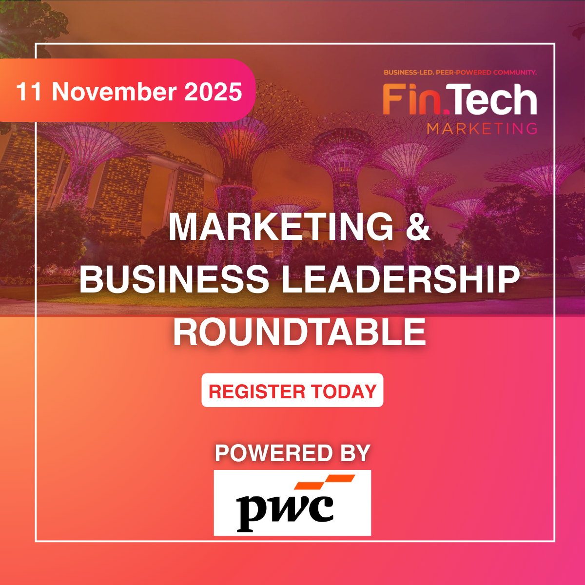 Marketing and Business Leadership Roundtable in Singapore