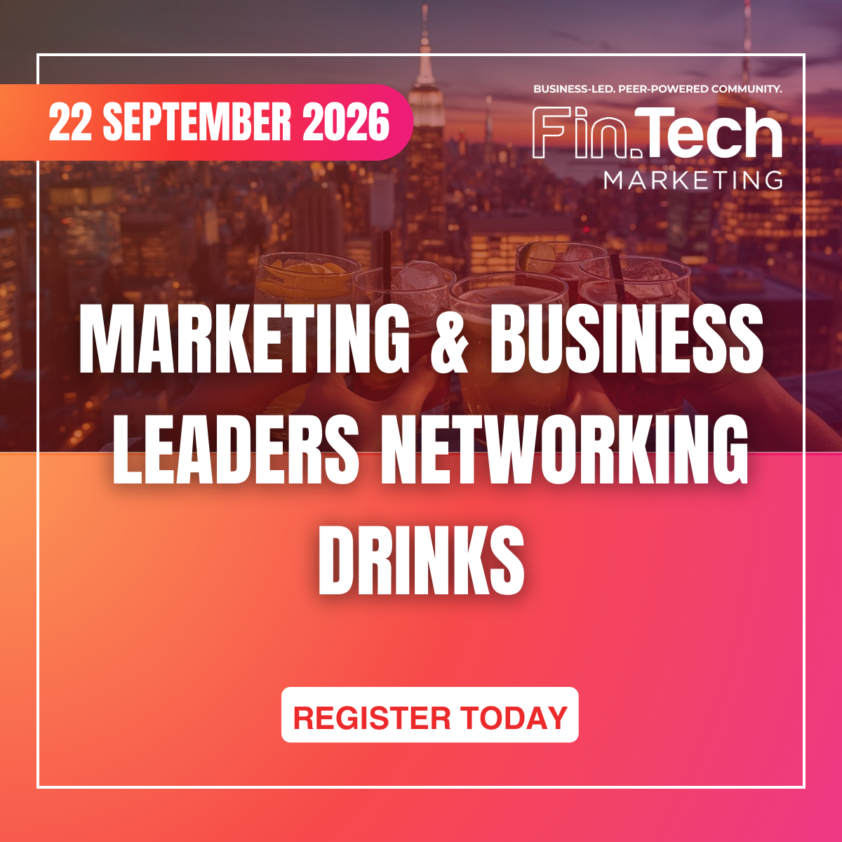 Marketing and Business Leaders Networking Drinks in New York