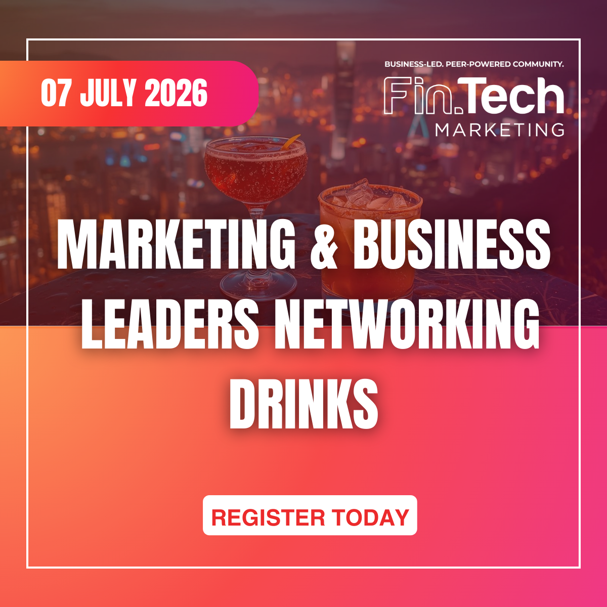 Marketing and Business Leaders Networking Drinks in Hong Kong