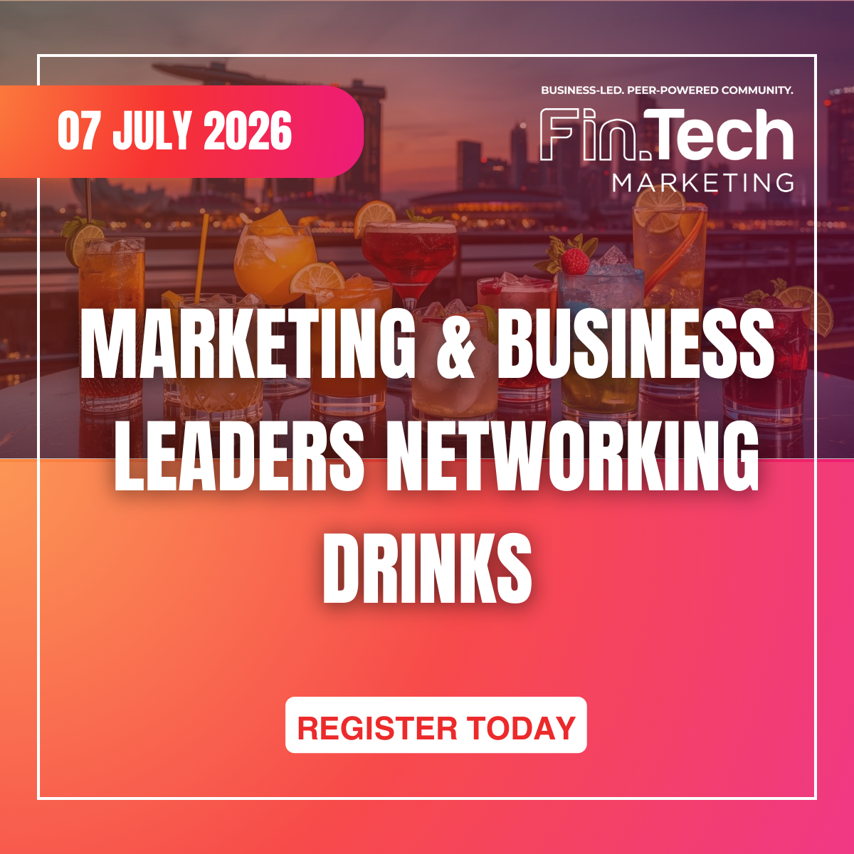 Marketing and Business Leaders Networking Drinks in Singapore