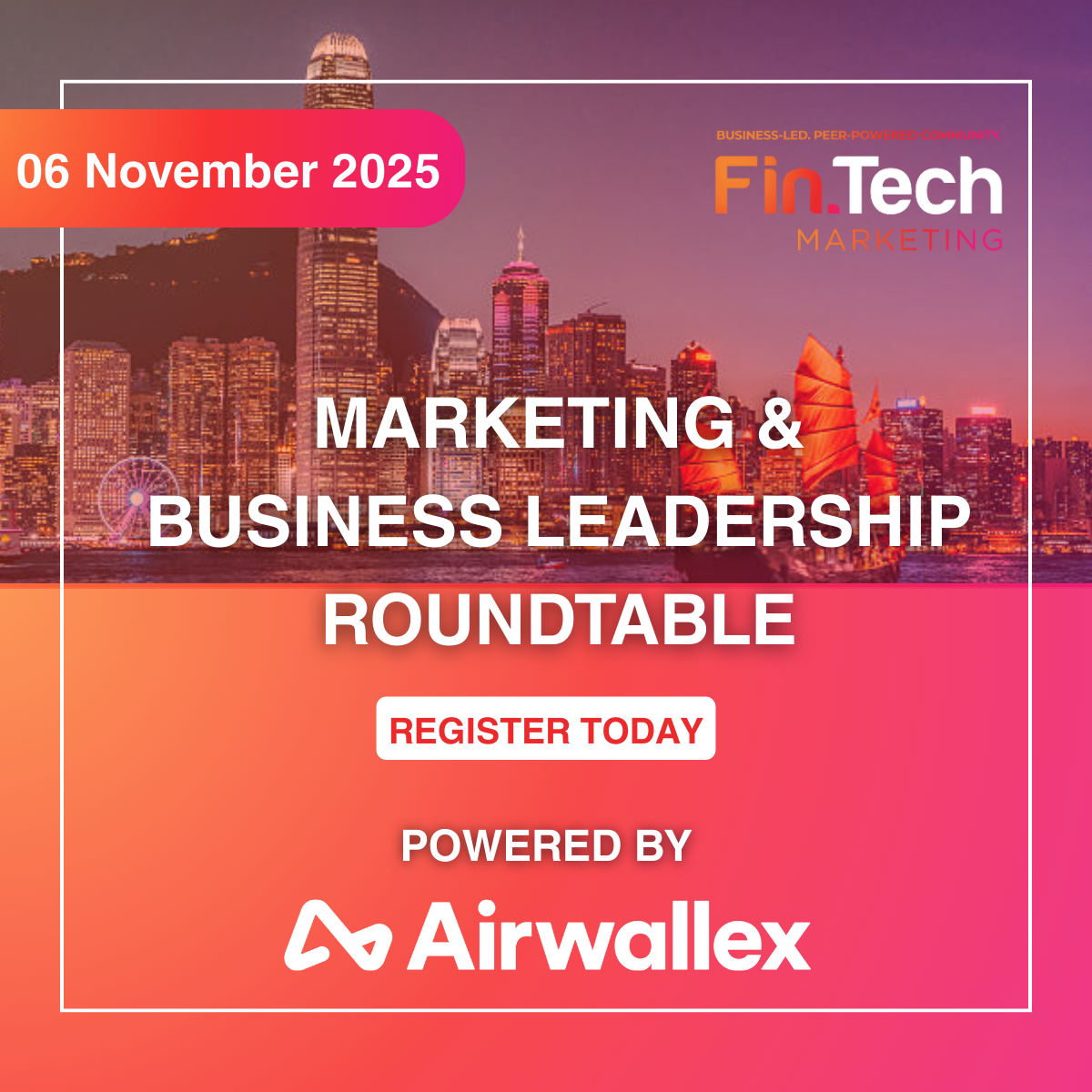 Marketing and Business Leadership Roundtable in Hong Kong