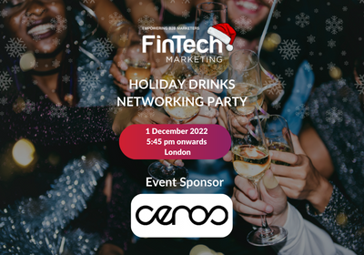 FinTech B2B Marketing Holiday Drinks Networking Party 2022
